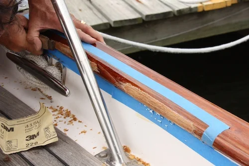 High quality maintenance of teak brightwork is a valuable skill and one that people will gladly pay for.