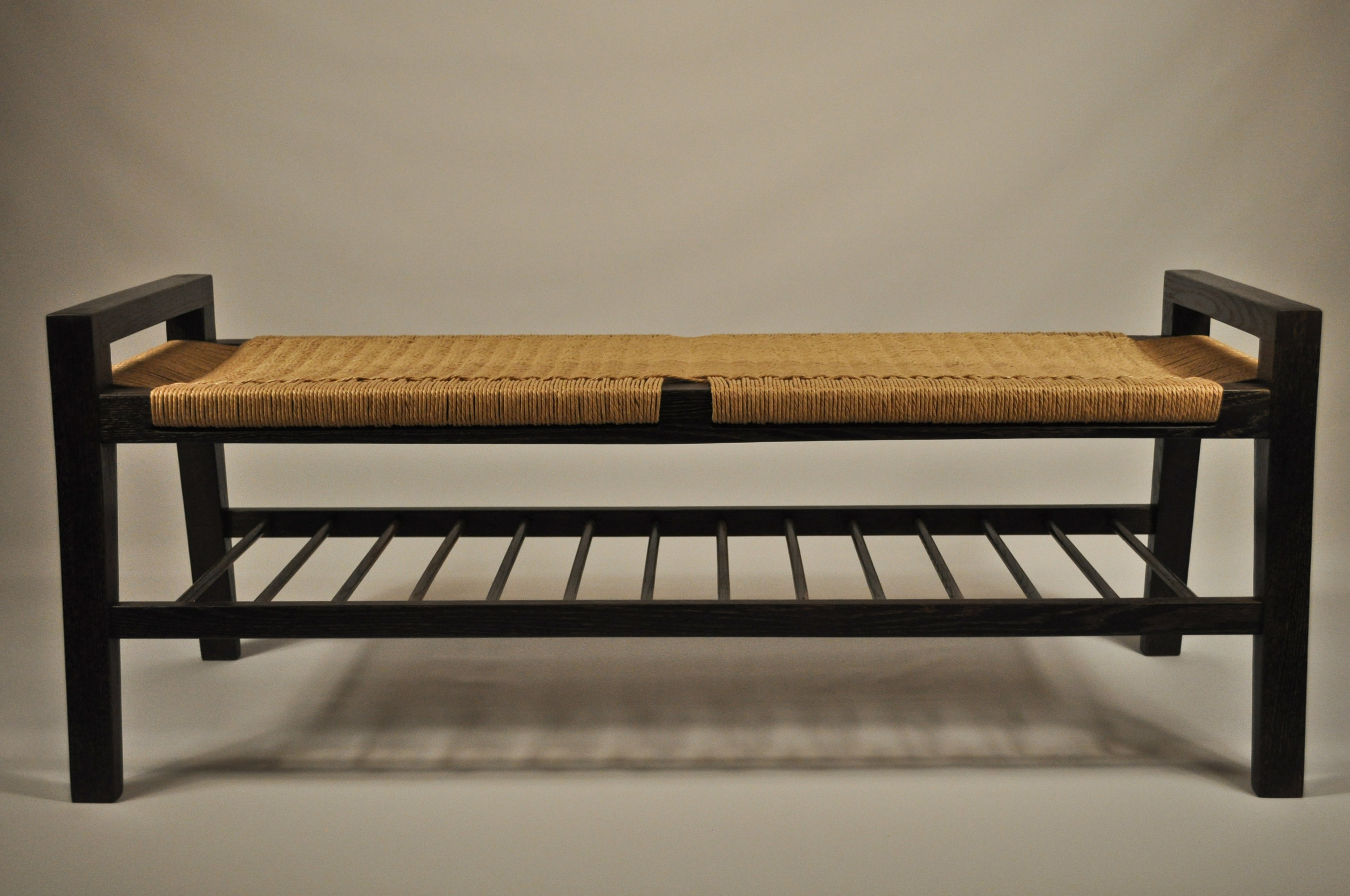 Sutton Bench With Shelf Sutton Projekt Furniture Maker Honolulu Hawai I