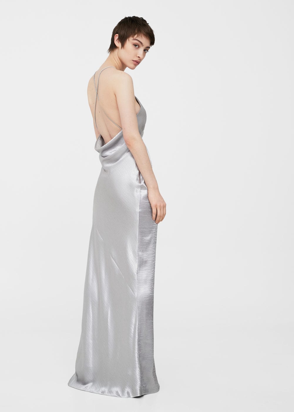 Metallic Gown from Mango 