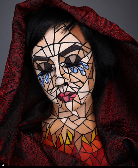 10 Amazing and Down Right Scary Halloween Makeup Looks From Instagram ...