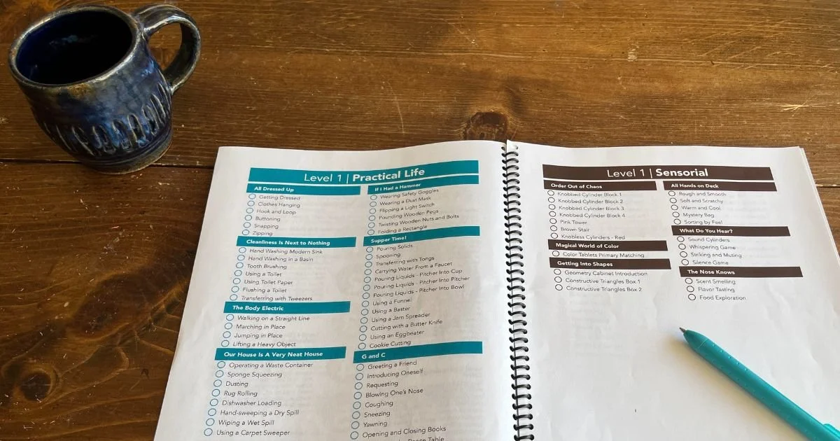 Montessori Scope and Sequence for Homeschool Parents