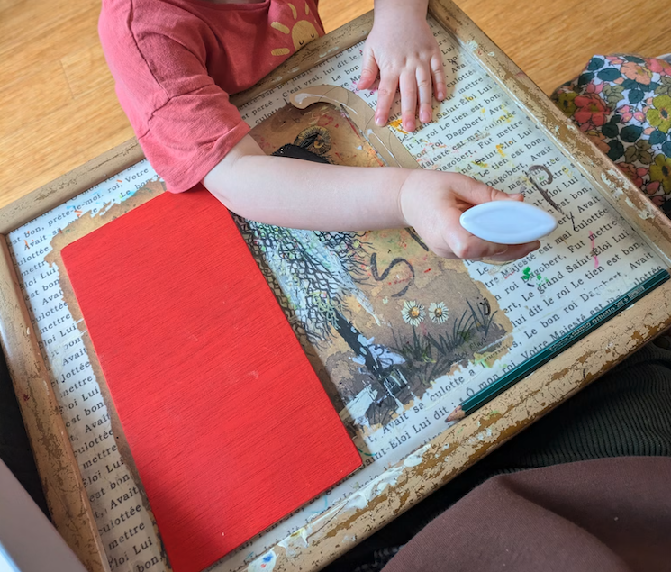 DIY sandpaper letters for affordable Montessori at home