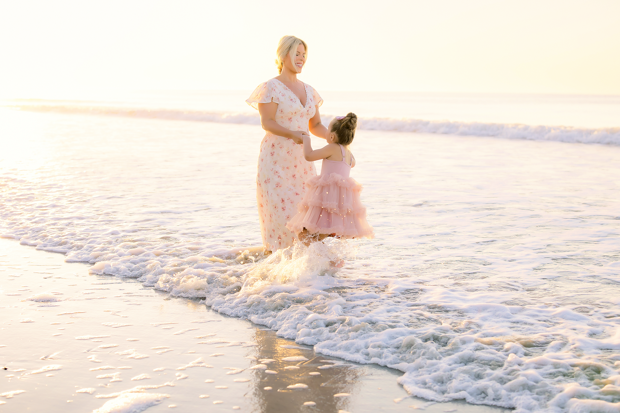 mommy and me beach dress Striped Blue Dress, Mommy and Me Dreses