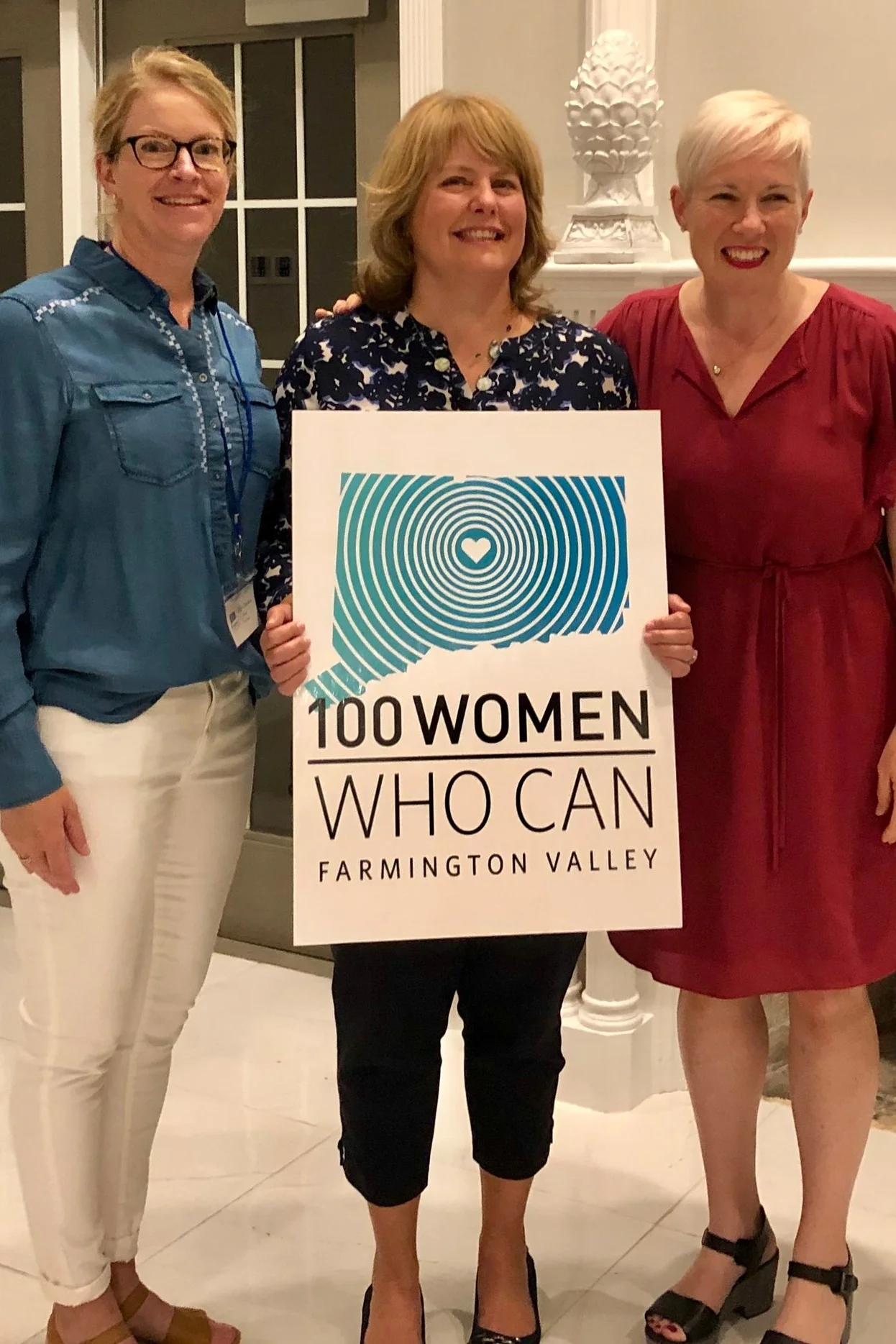Founding Member, Jenny Steadman, after the meeting with Erin and Eileen.