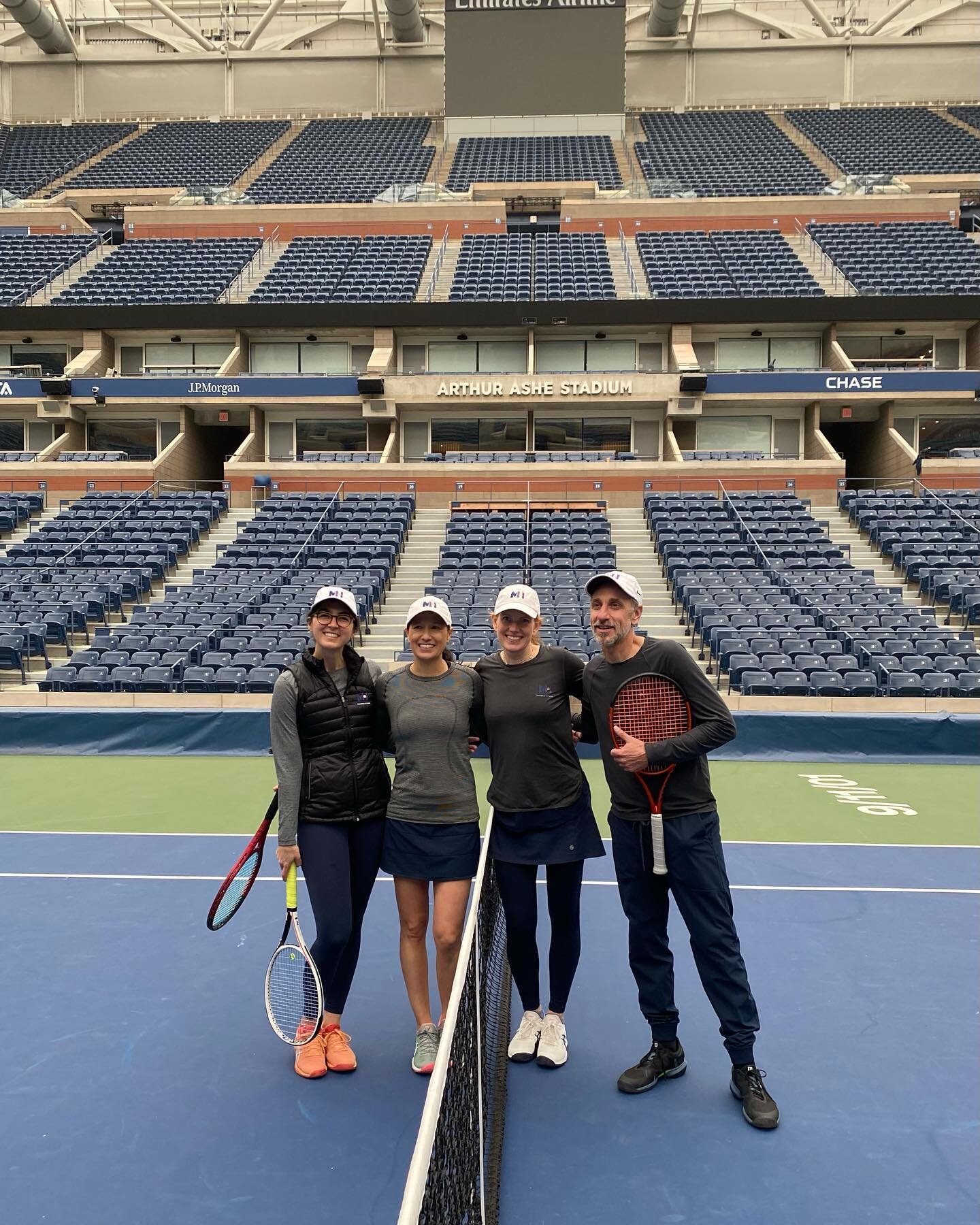 Bucketlist item ✅. 

Murray Hill Tennis&rsquo; ownership team recently took to Arthur Ashe Stadium for a special private hitting session. A special thanks to the @USTAFoundation for coordinating. What a highlight and complete goosebumps moment! 🙌🎾?