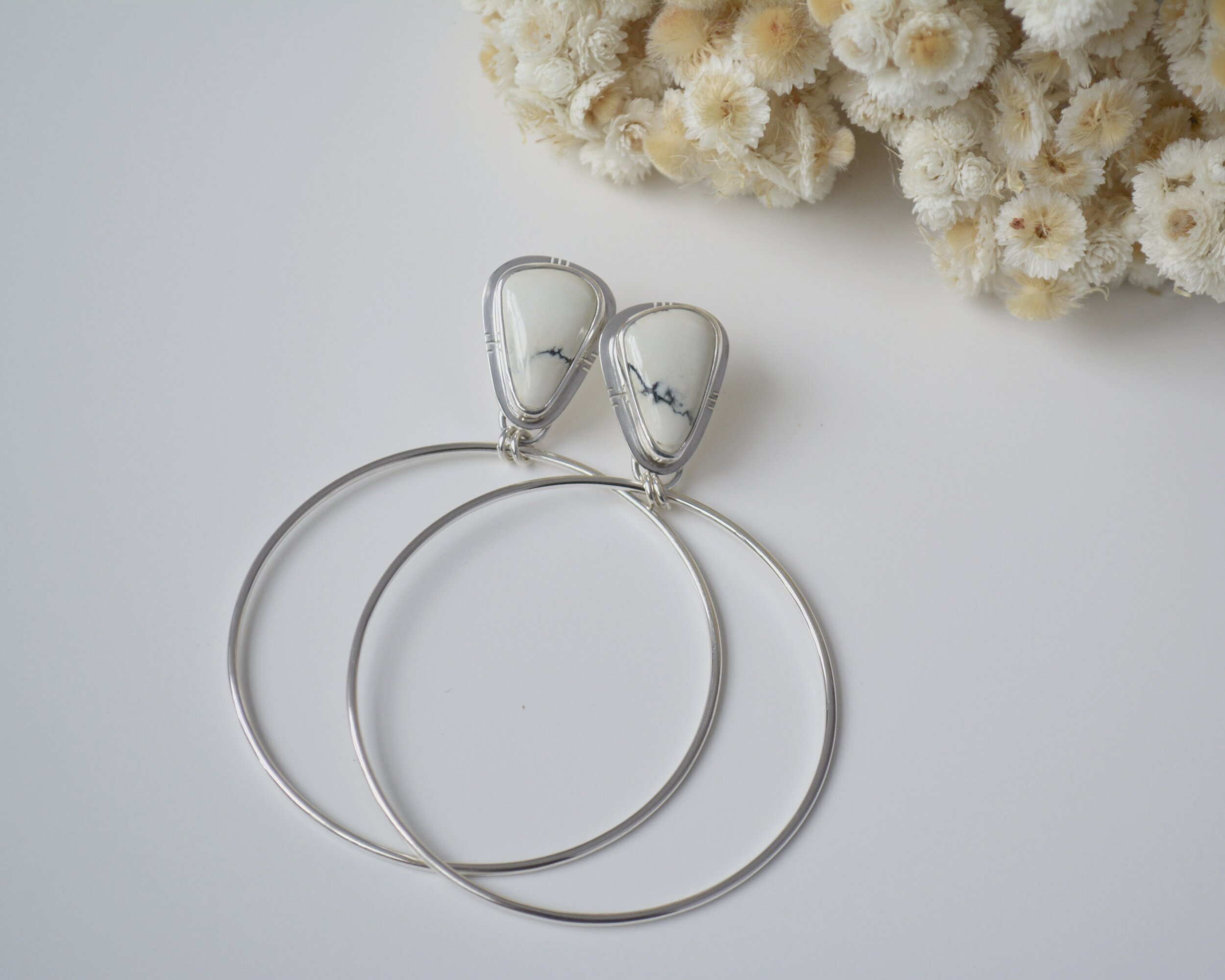 Stud/Hoops - Ivory Creek Variscite 