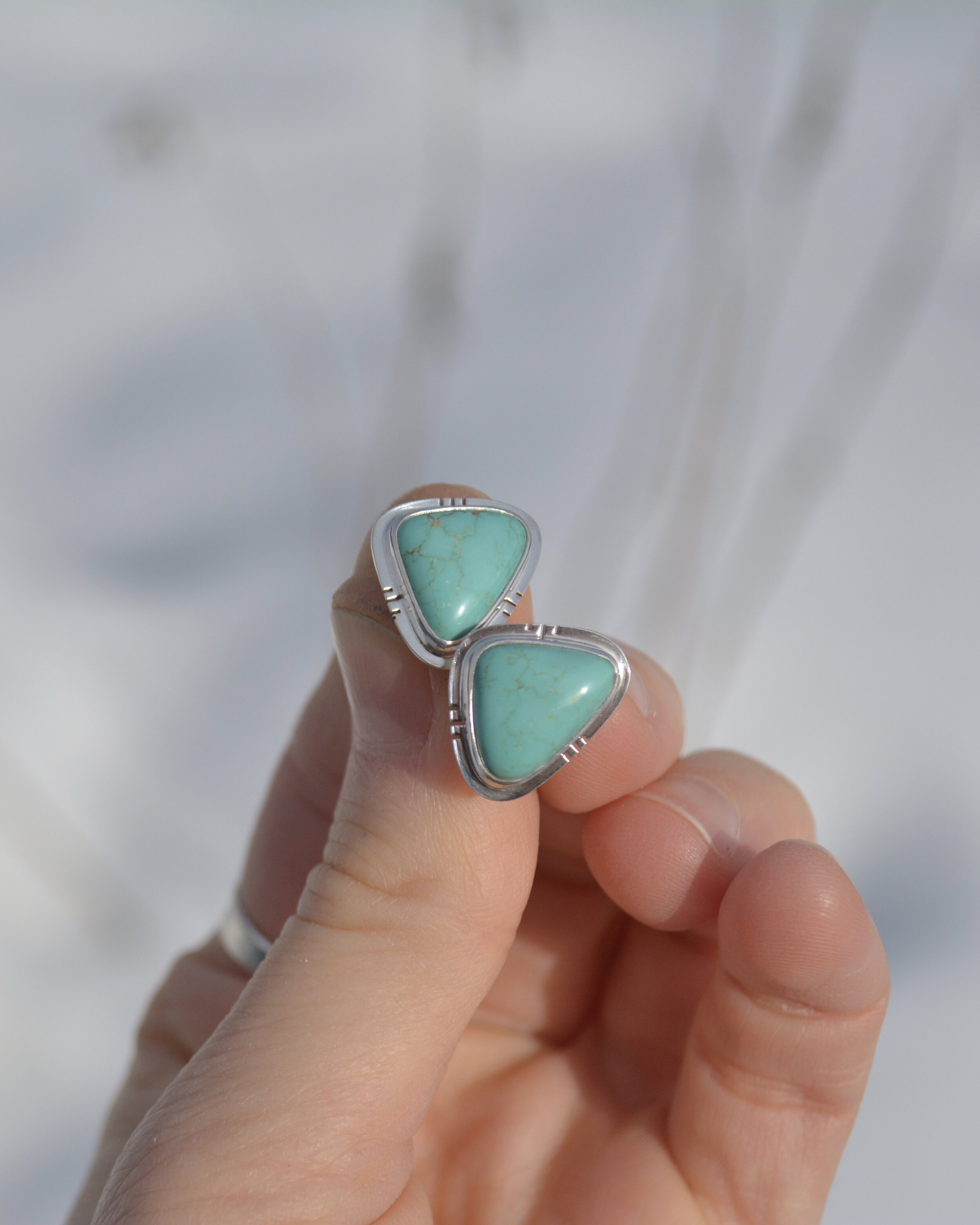 Turquoise Western Studs #4