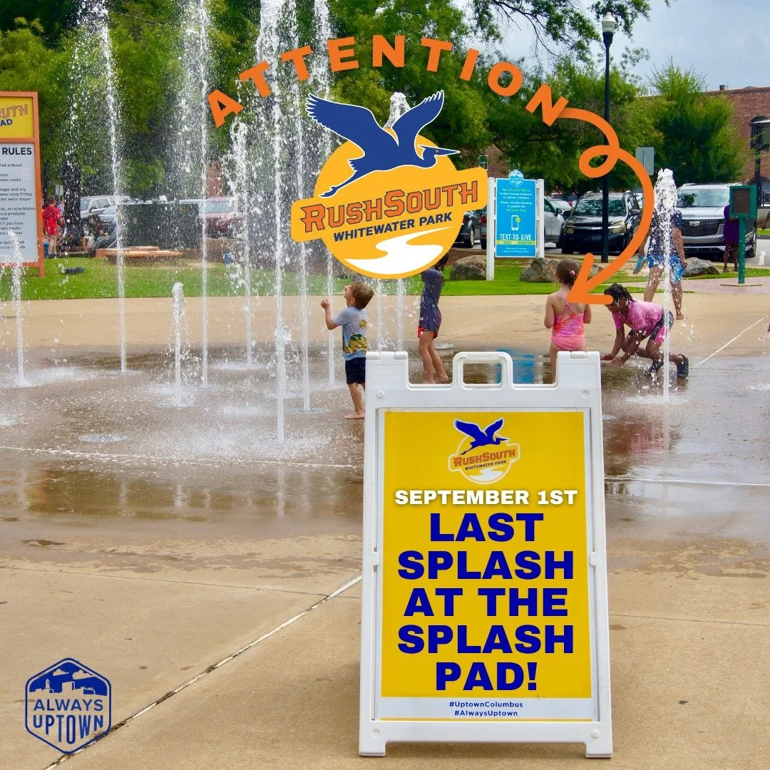 π¦ Splash into summer one last time! π¦
Bring the kiddos out this Labor Day weekend for some fun in the sun—the Splash Pad’s final day of the season is Monday, September 1st! πππ©³ Don’t miss it!
#AlwaysUptown #UptownColumbus #Ru