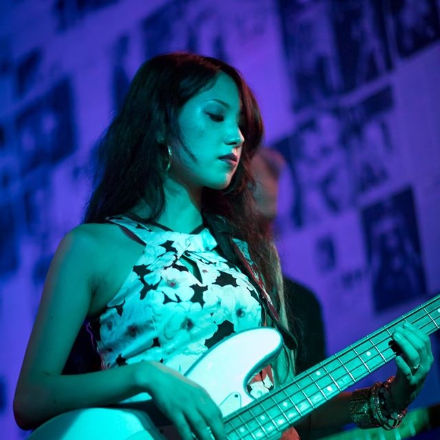 Jessie Cartagena (Bass) is originally from Japan. Inspired by a Japanese singer-songwriter named “The Water of Life” Jessie began playing the guitar, singing, and composing songs when she was 13 years old... read more
