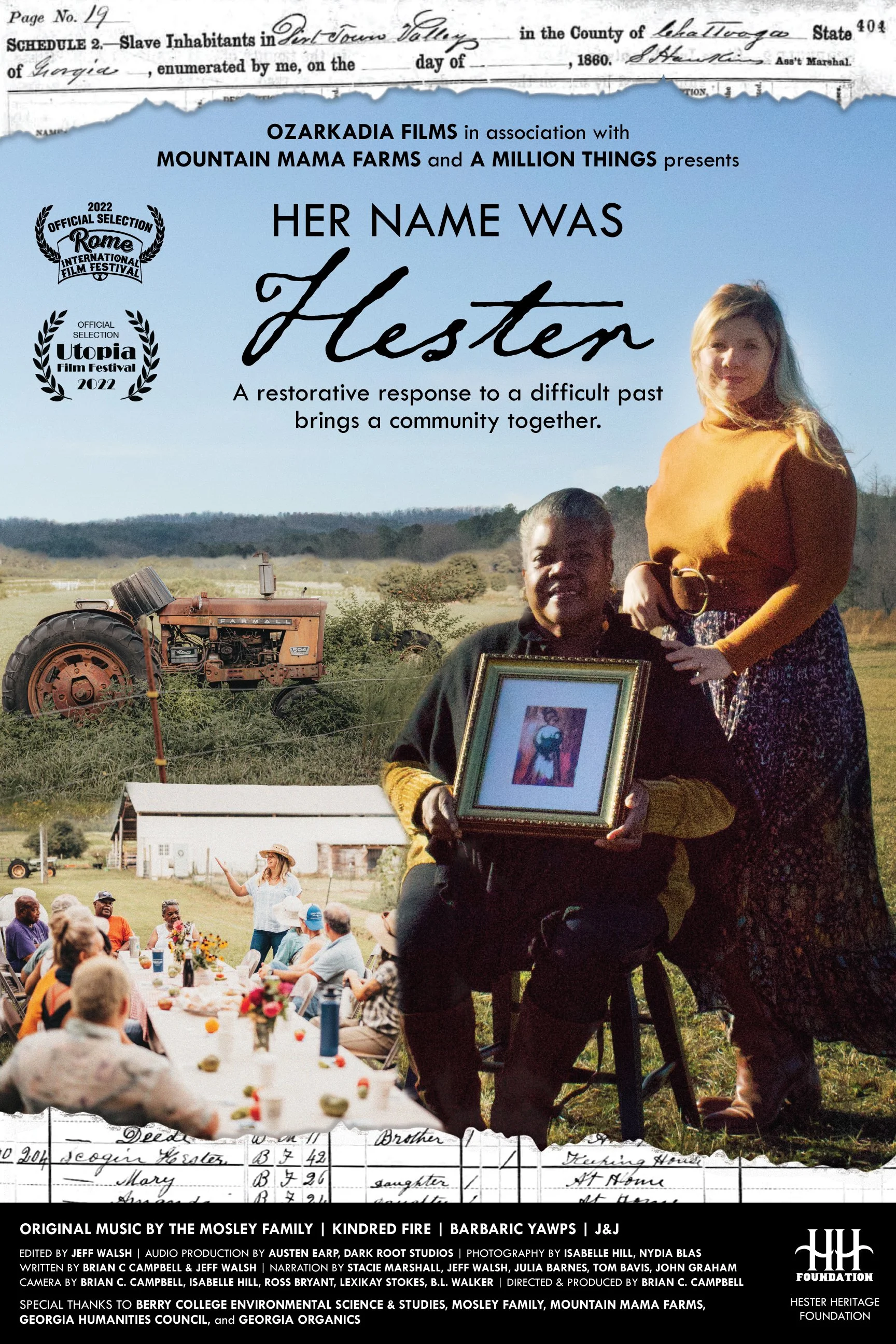 Rome International Film Festival (RIFF) to host International Premiere of ‘Her Name was Hester’ on opening night