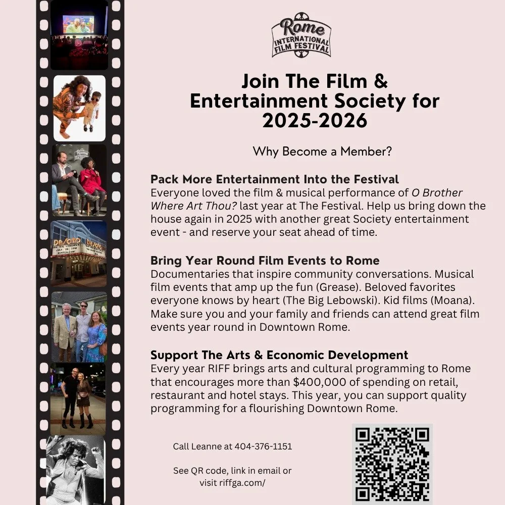 Support a flourishing film &amp; entertainment culture in Rome, GA!

And, we have parties. Good ones.