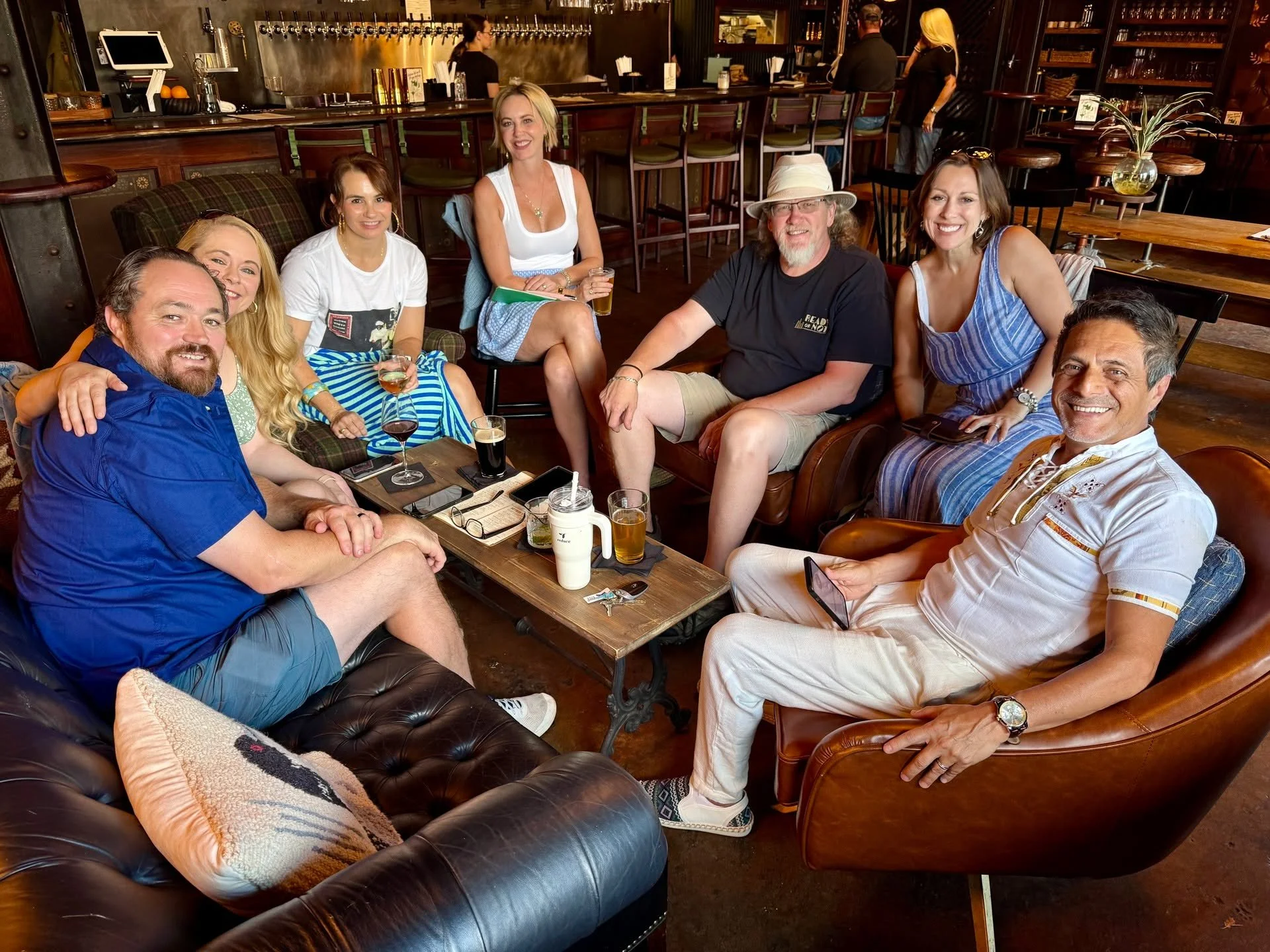 At the @foundryonfifth having a GREAT meeting of the minds last night. A few fantastic cocktails in the cool interior, and the creative ideas just flowed... wait until you hear what we have planned for the Rome International Film Festival, Nov. 6-9! 