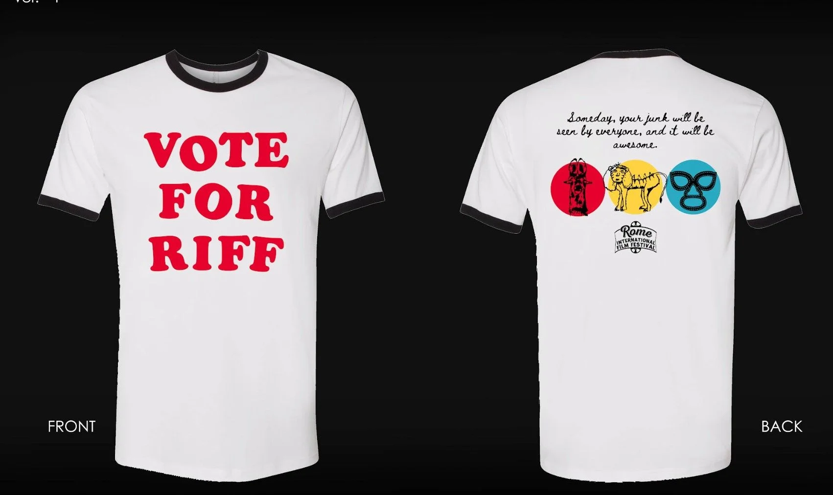 Introducing our DYNAMITE new 2025 Festival Tee. It might even be good to purchase if you love the films of Jerusha Hess &amp; you want to have a limited edition keepsake from the Festival. This ringer-t gem is not just for GENTLEMEN, though sizing is