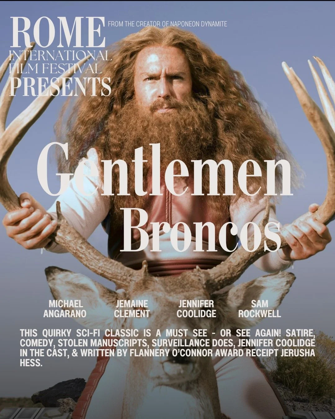 This is one you don't want to miss. Our very own's, Seth Ingram, is
his favorite movie- it's impeccable, funny and quirky. Starring Michael
Angarano, Jemaine Clement, Jennifer Coolidge, and Sam Rockwell
and written by Flannery O'Connor award recipien