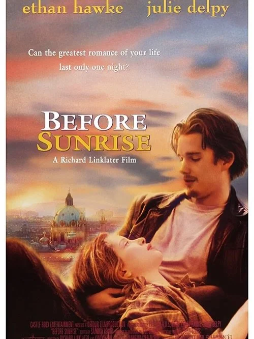 What&rsquo;s your favorite romantic film? ❤️🎬
For our wonderful Volunteer Coordinator, Emily Harris, it&rsquo;s Before Sunrise (1995), starring RIFF alum Ethan Hawke!

Set against the streets of Vienna, the film follows two strangers who meet by cha