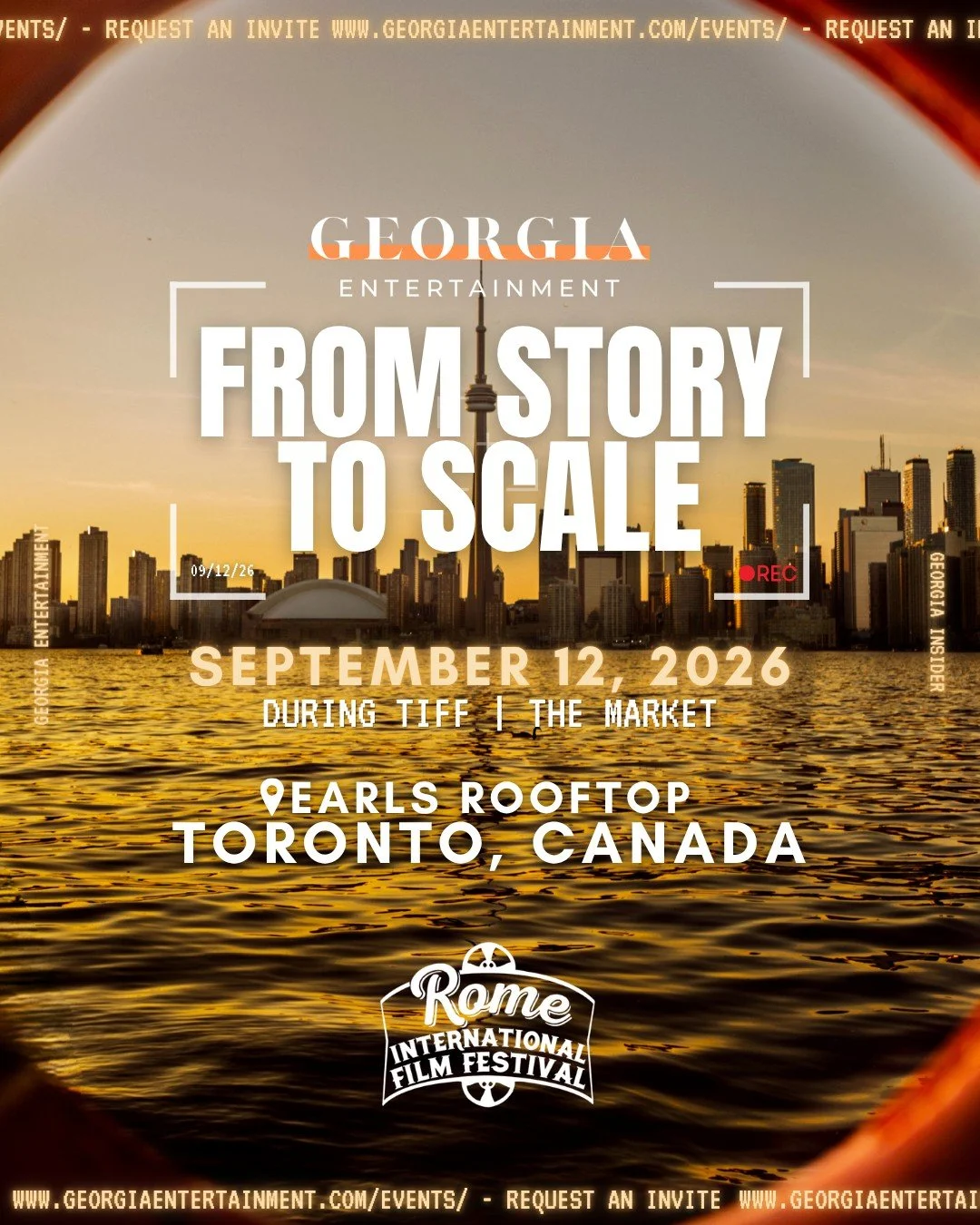 We are thrilled to partner with Georgia Entertainment for their signature "From Story to Scale" event during the Toronto International Film Festival (TIFF)!

Join the Creative Director of RIFF, Seth Ingram, in Toronto on September 12th on t
