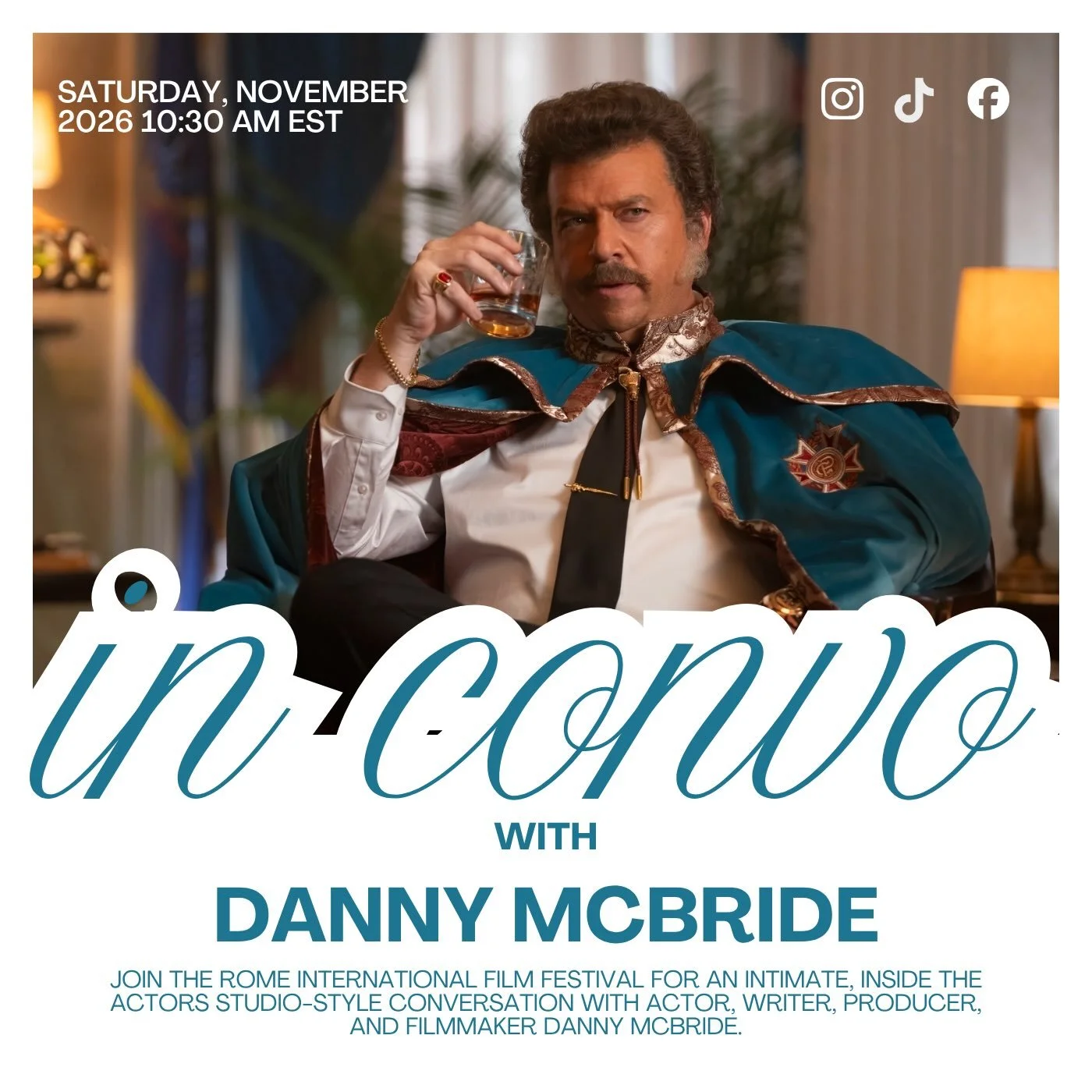 IN CONVERSATION WITH DANNY MCBRIDE
Get up close with one of entertainment&rsquo;s most distinctive voices for an intimate, Inside the Actors Studio-style conversation with Danny McBride, moderated by RIFF Director Seth Ingram.
Hear about his career, 