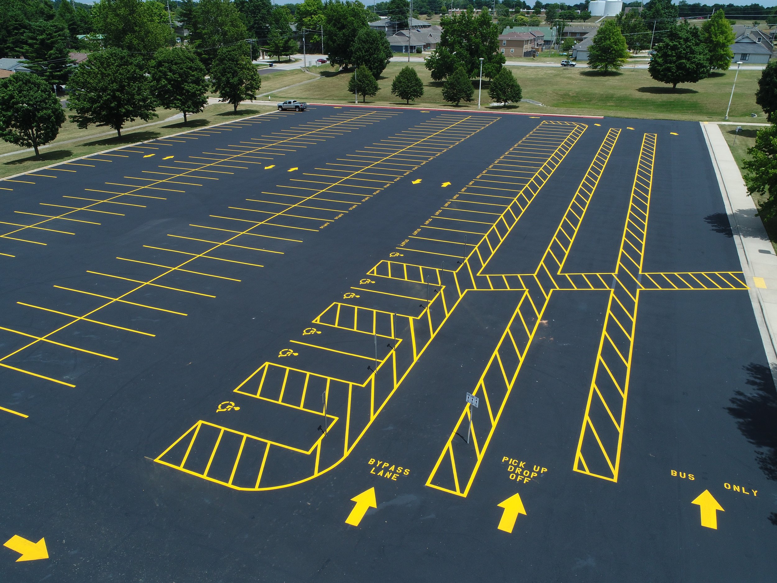 How To: Parking Lot Striping Layout