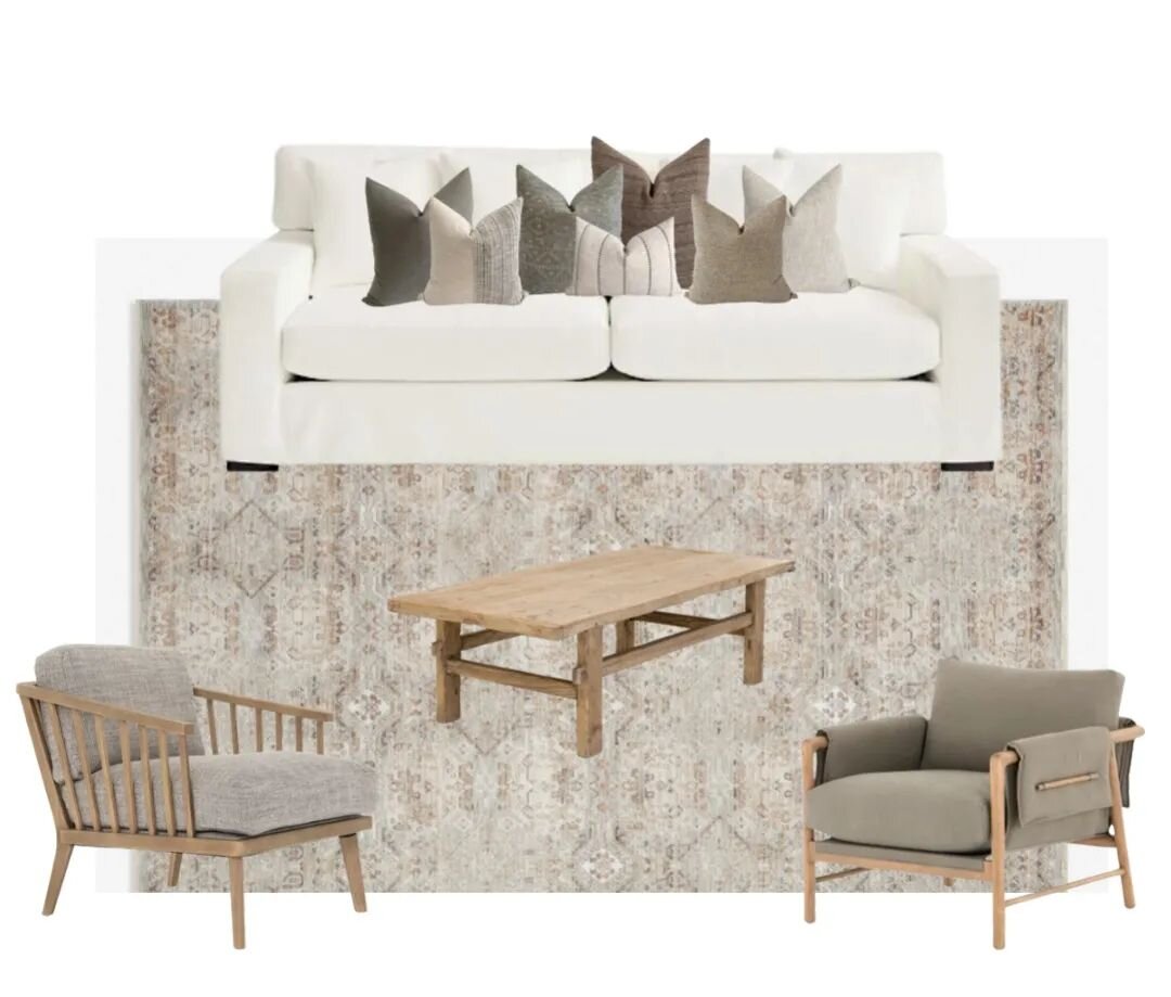 Working on furniture selection today for a mid-term rental in Santa Barbara... Which chair do you prefer? We love selecting gorgeous items from @shoppepuresalt, @luluandgeorgia, @loloirugs and @hacknerhome!

#vacationrental #vacay #vacationrentaldesi