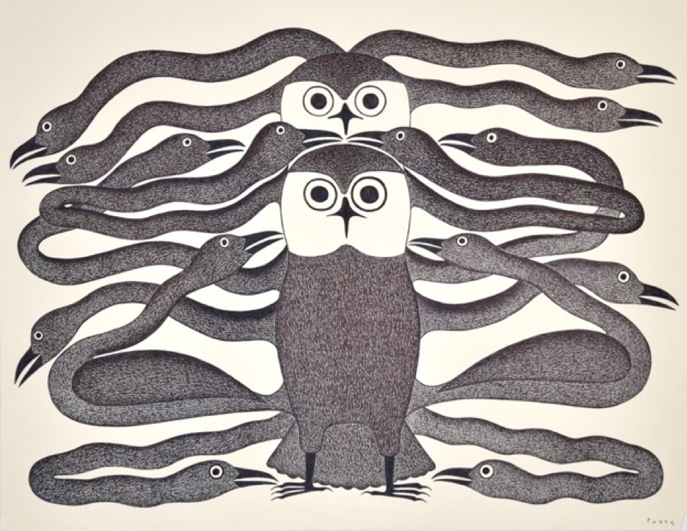 Owls Enveloped 