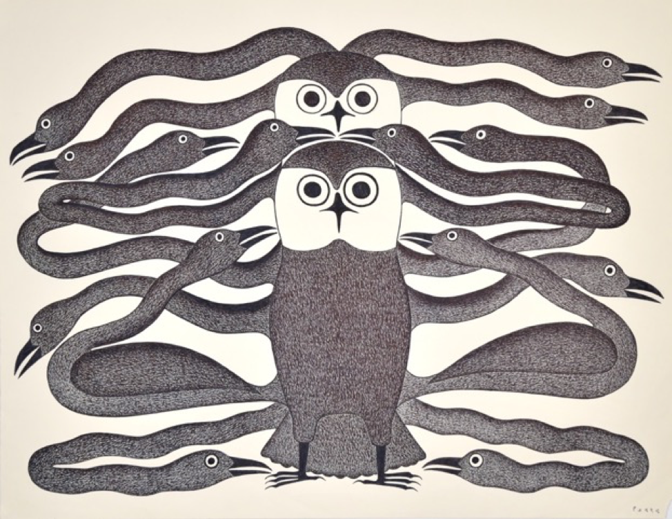 Owls Enveloped