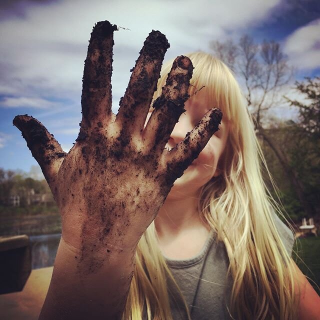 God made dirt, and dirt don&rsquo;t hurt.  #gardenadventures #childhoodunplugged #springtime