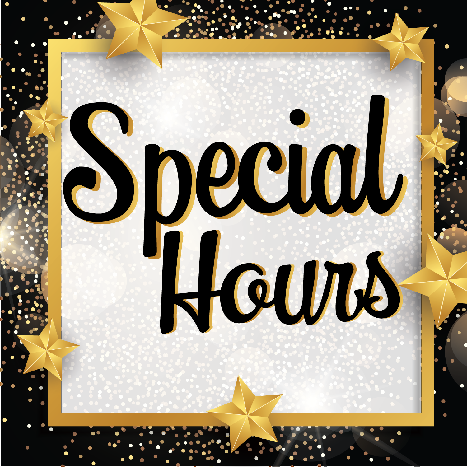 Stout's will Not Open Until 2pm Today