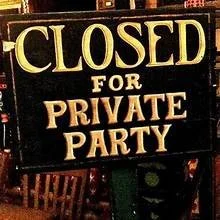 Closing at 4:30pm for a Private Event