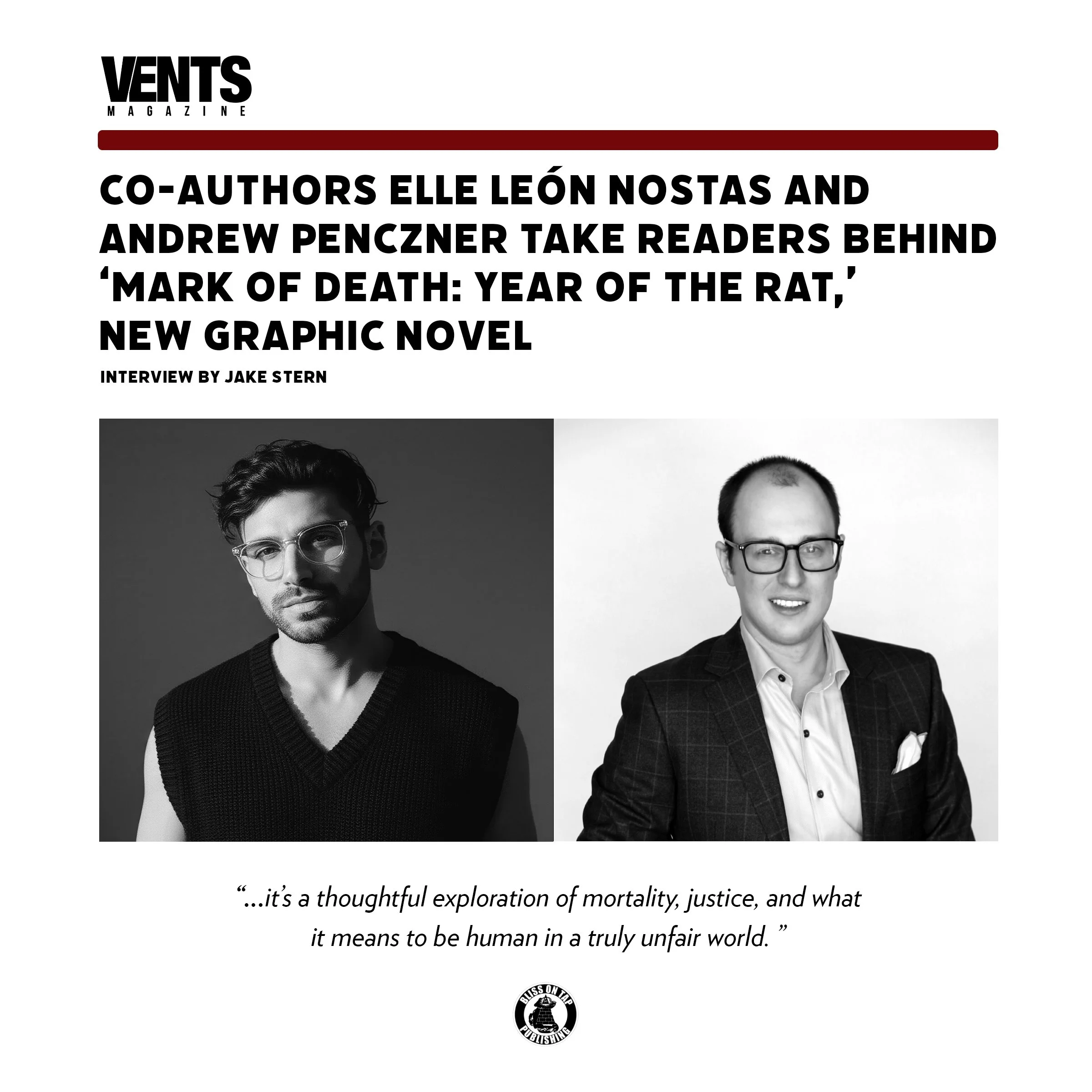 Author Elle León Nostas - Mark Of Death Comic Vents Magazine Interview