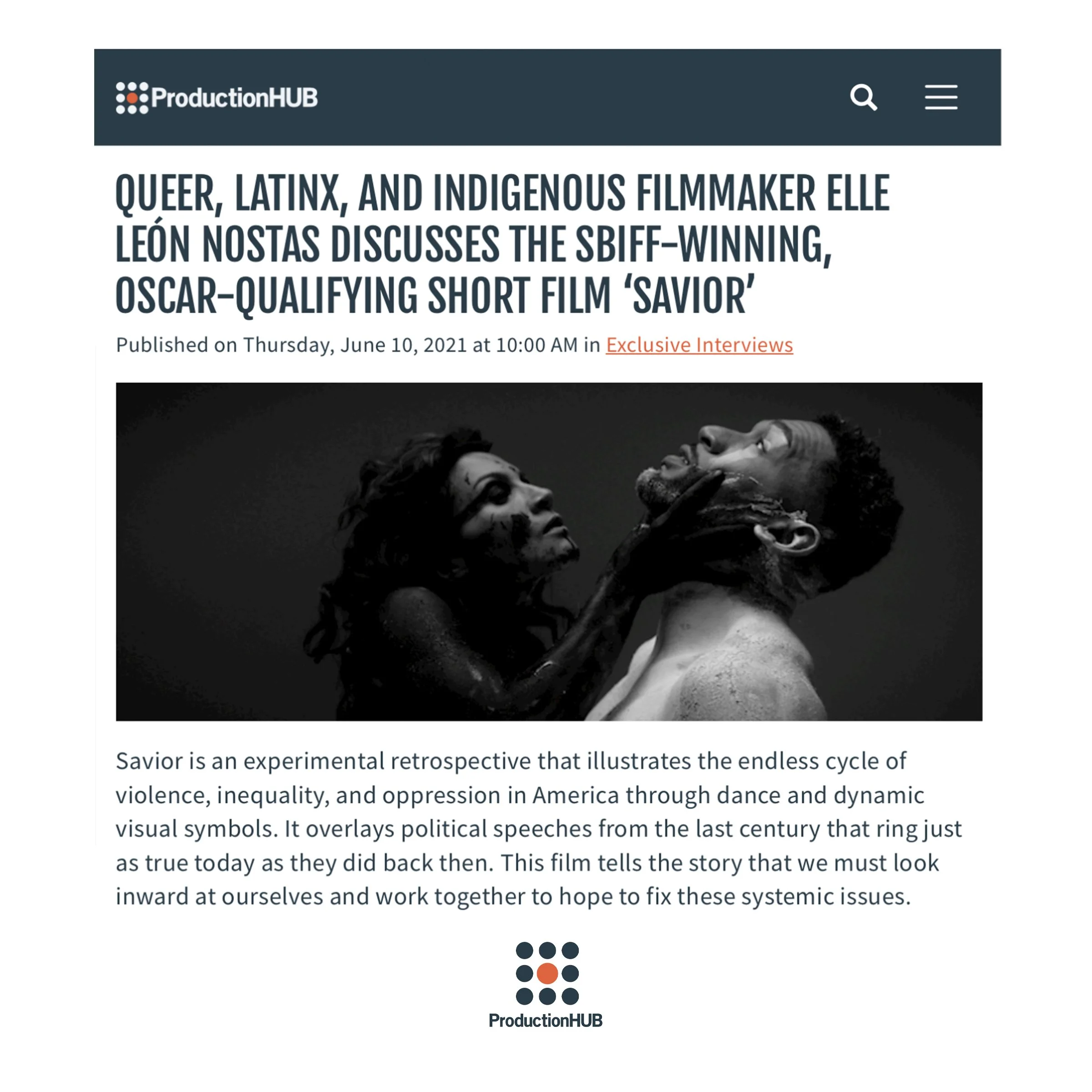 Director Elle León Nostas - Production Hub Interview