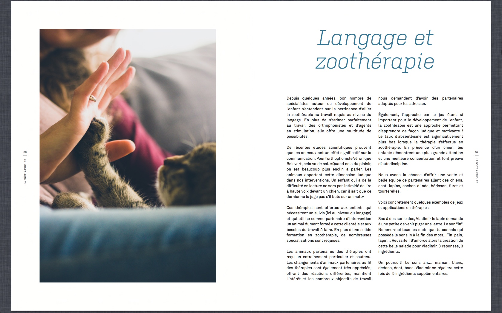 Artcile magazine Boite à Paroles, num 6, juillet 2018.jpg