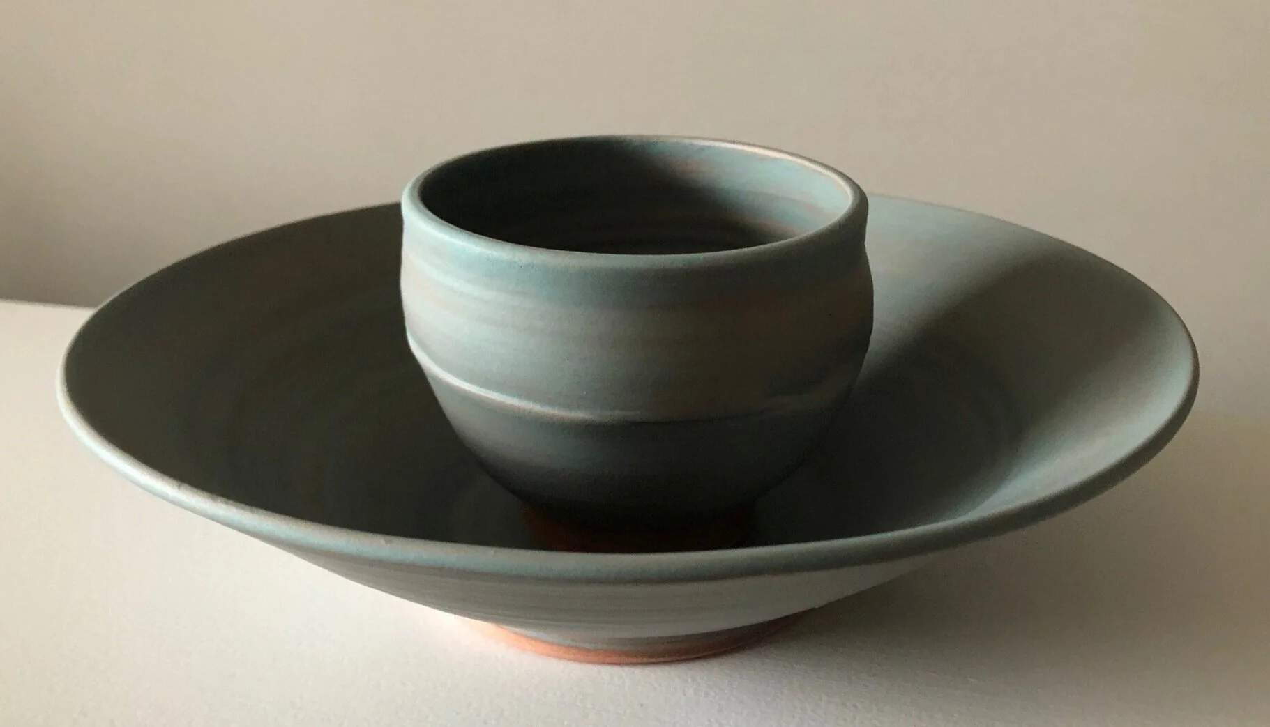 Sheffield w/turquoise glaze