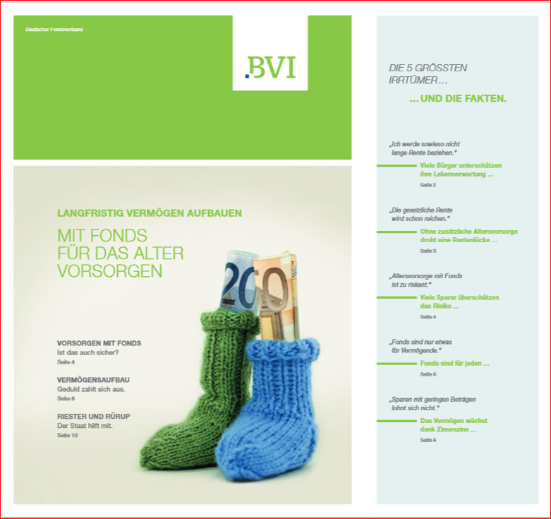 Mit Fondssparplänen entspannt für das Alter vorsorgen ! 