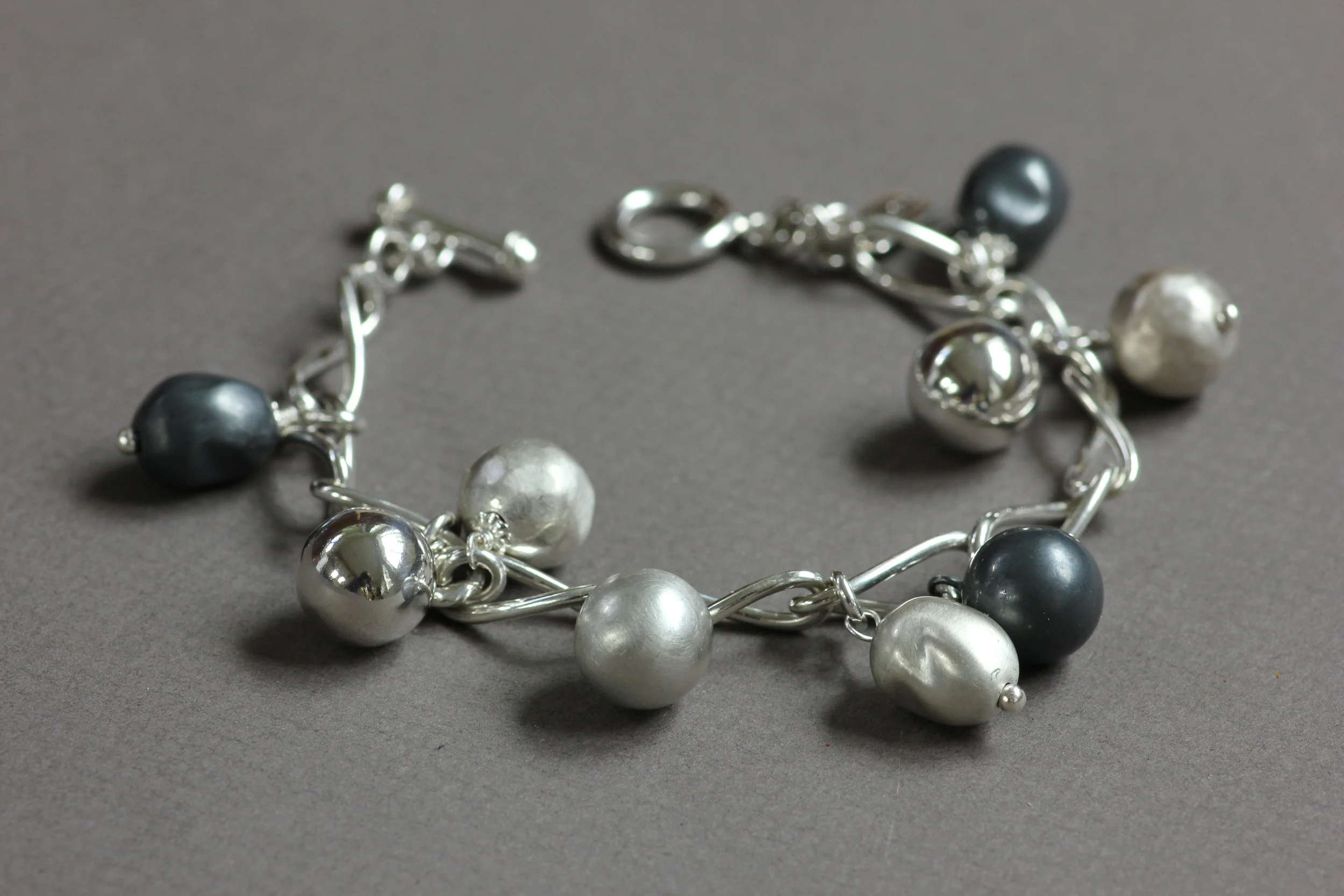 Oxidized / Brushed / Polished / Sterling Silver