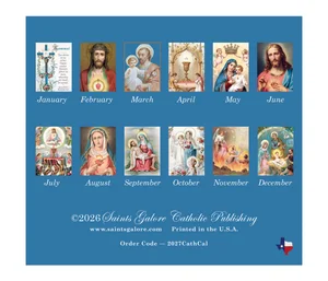 2027 Catholic Calendar — Saints Galore Catholic Publishing