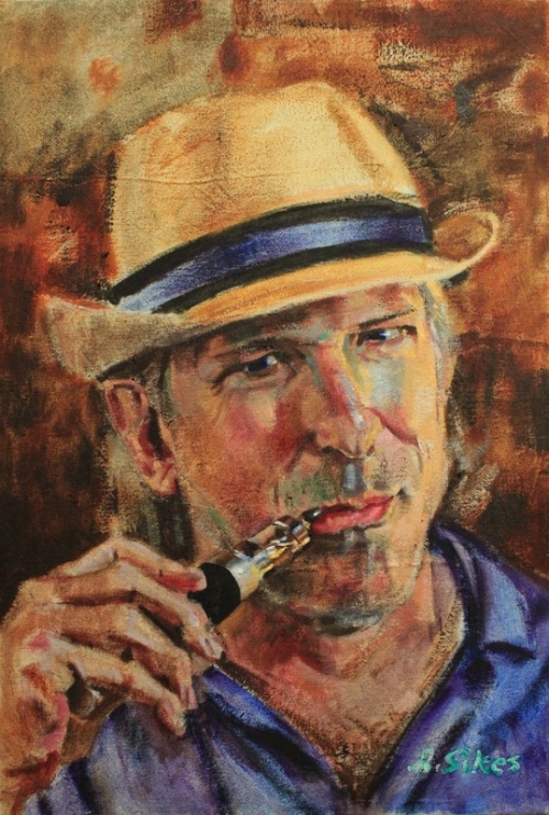 "mark allen duley", oil on canvas, 2016