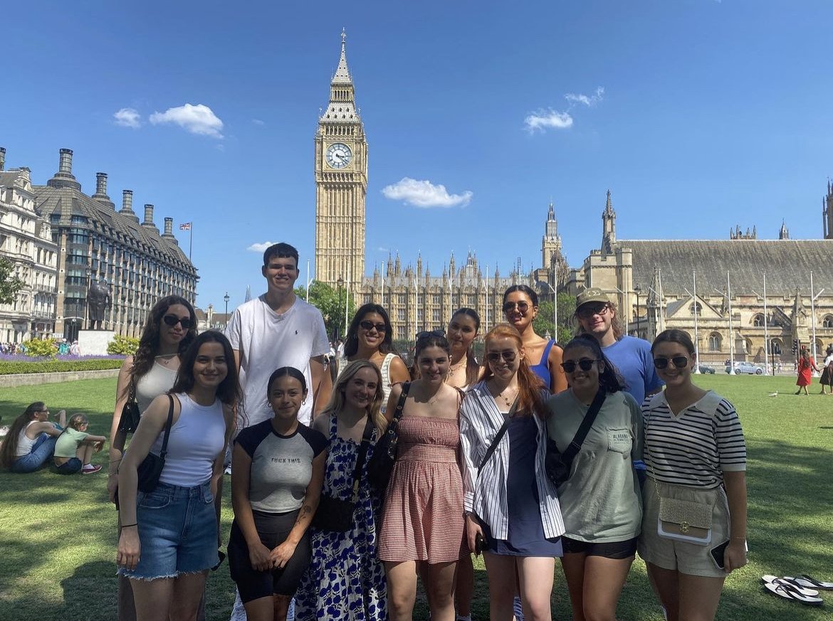 Lex Fellows sightseeing in London (England)