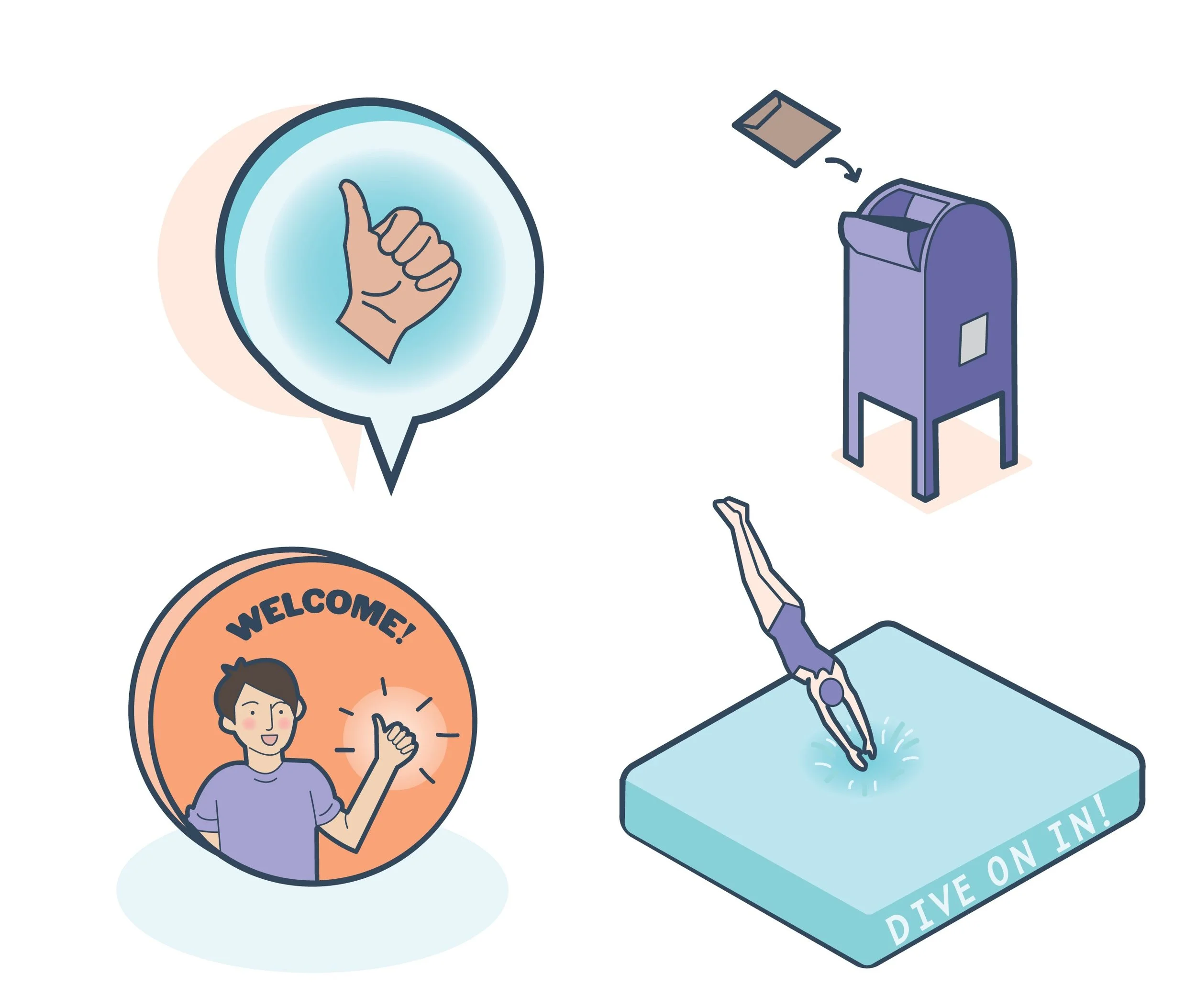 Icon Illustrations for Hubspot