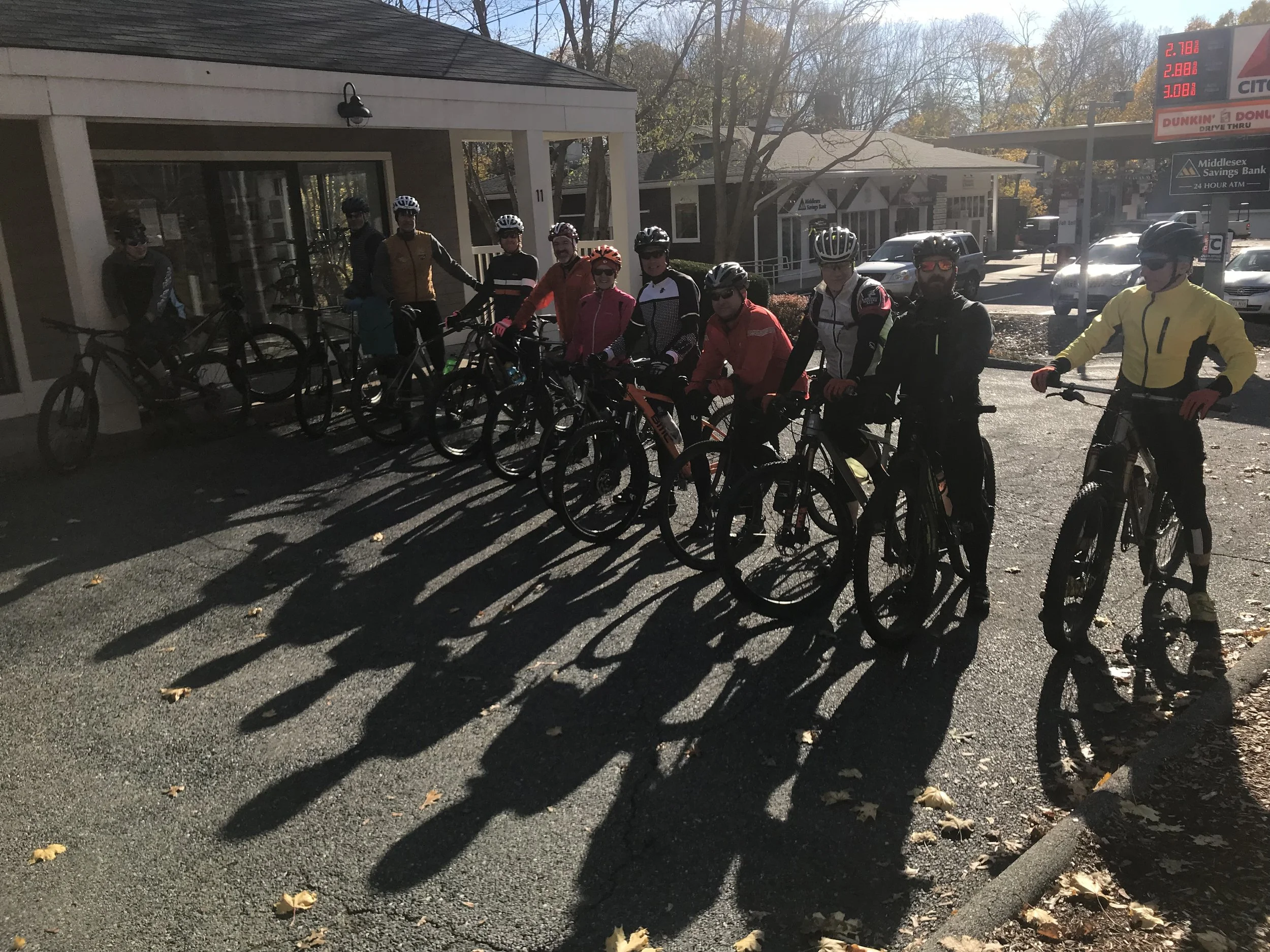 Mountain bike riders excited to roll out!