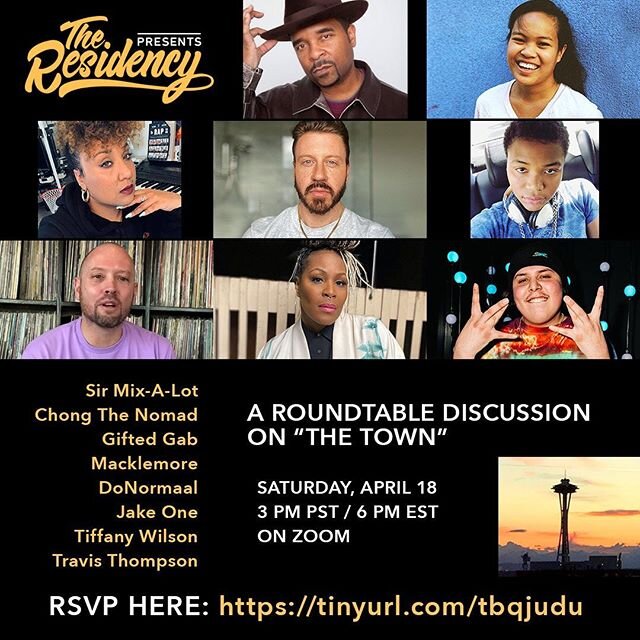 This is happening today! In good ol’ #quarantine fashion. @the_residency_ is bringing us all together for a little Q&A #roundtable #townbusiness Join us today. Register @ the Link in Bio Starts at 3p