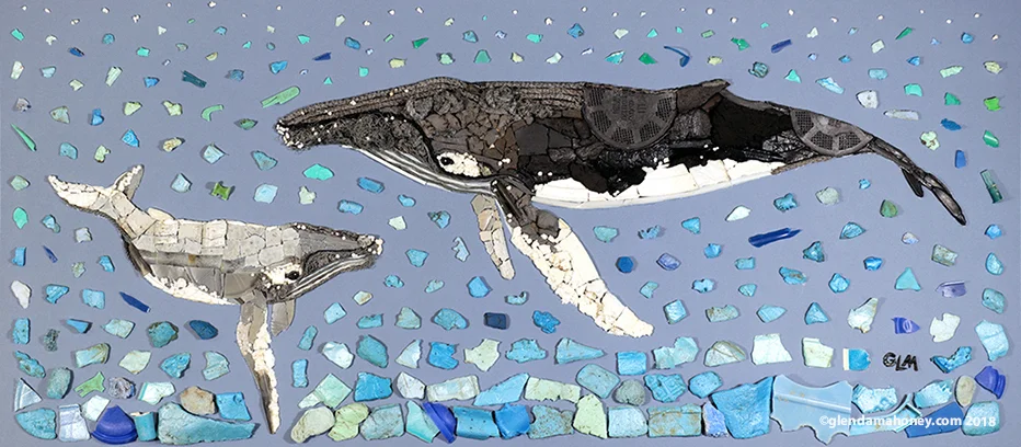Plastic Humpback Whales