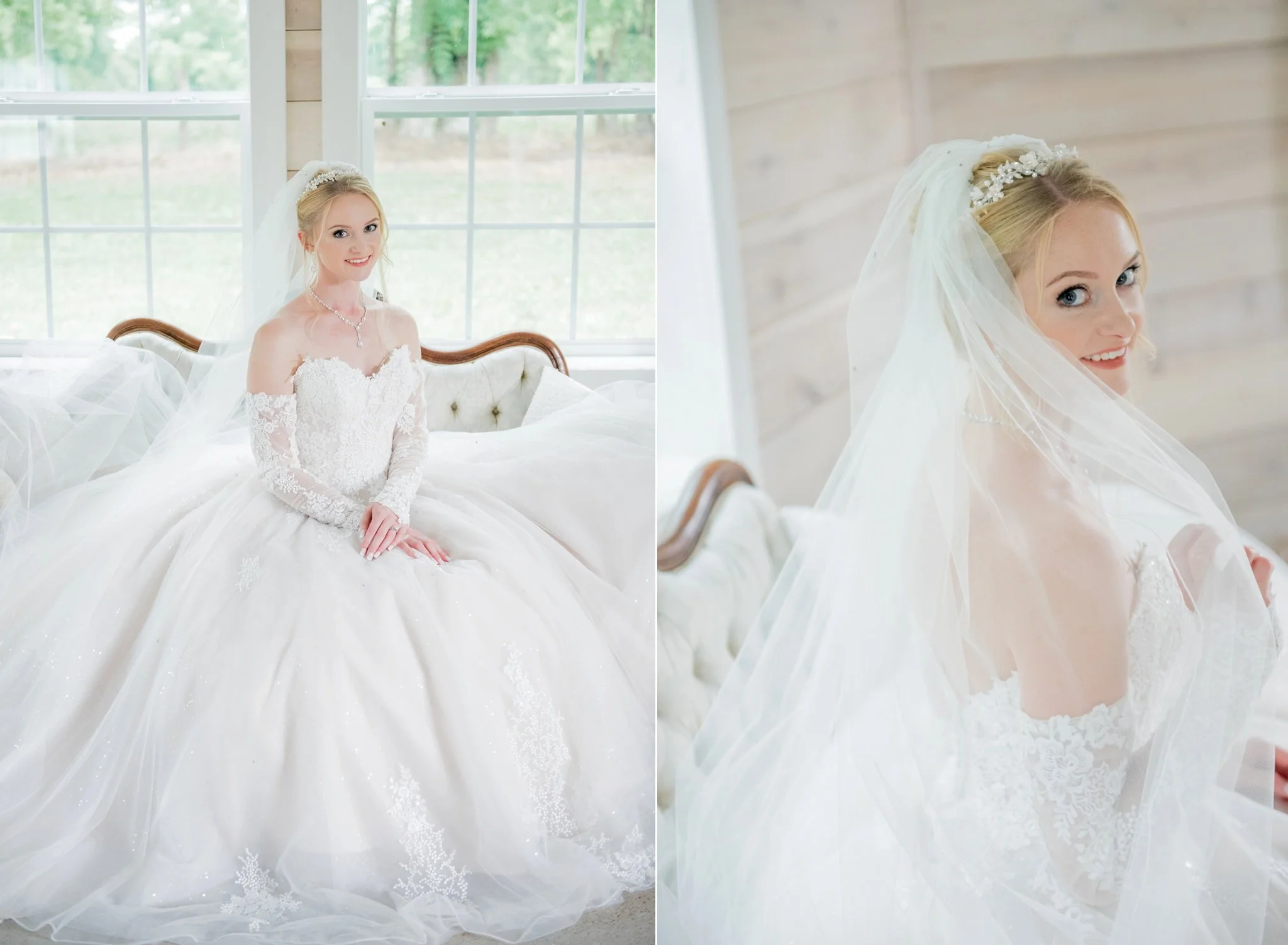 Estate bridal portraits