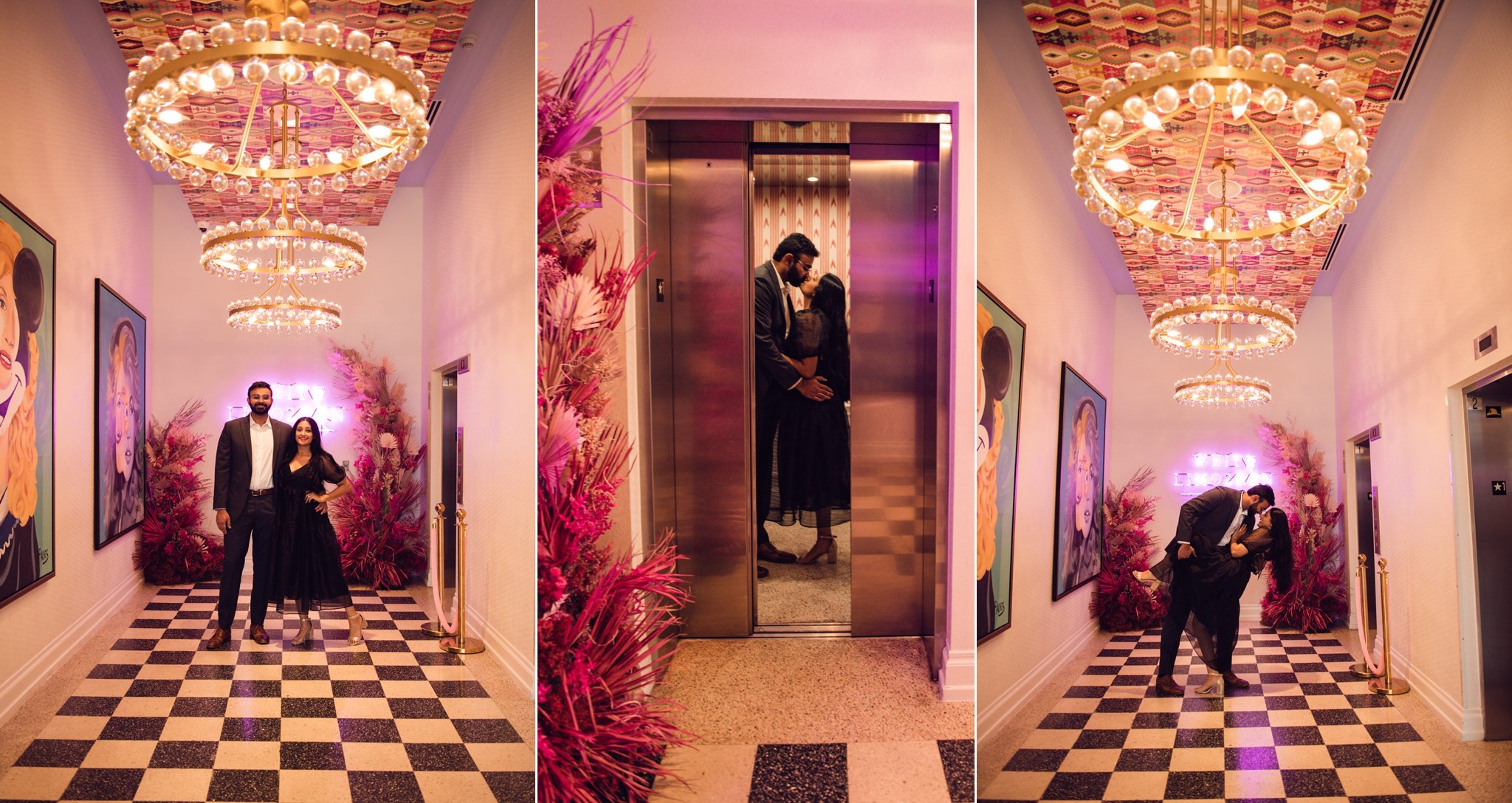 engagement session at the graduate hotel in nashville