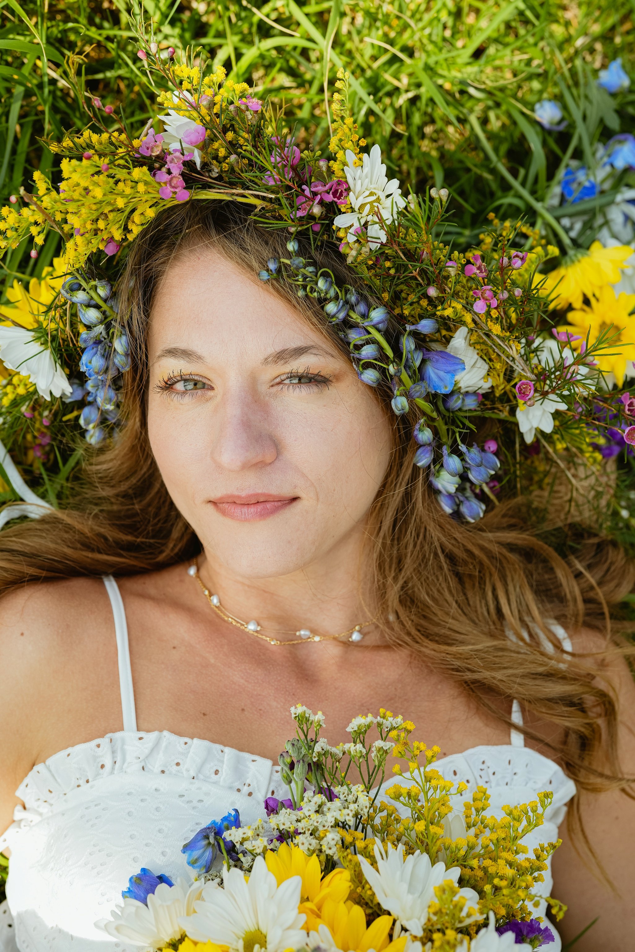 nashville shoot with flower crown