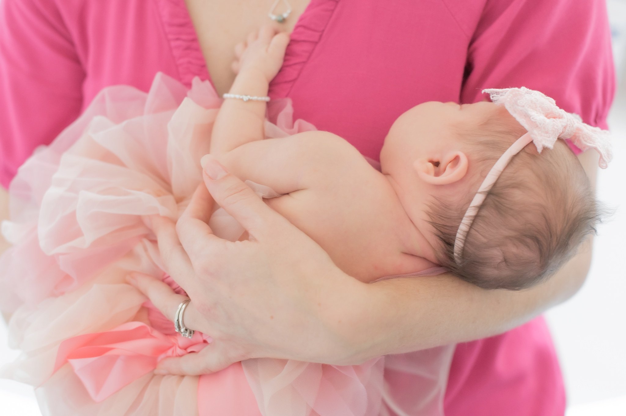 baby girl newborn session