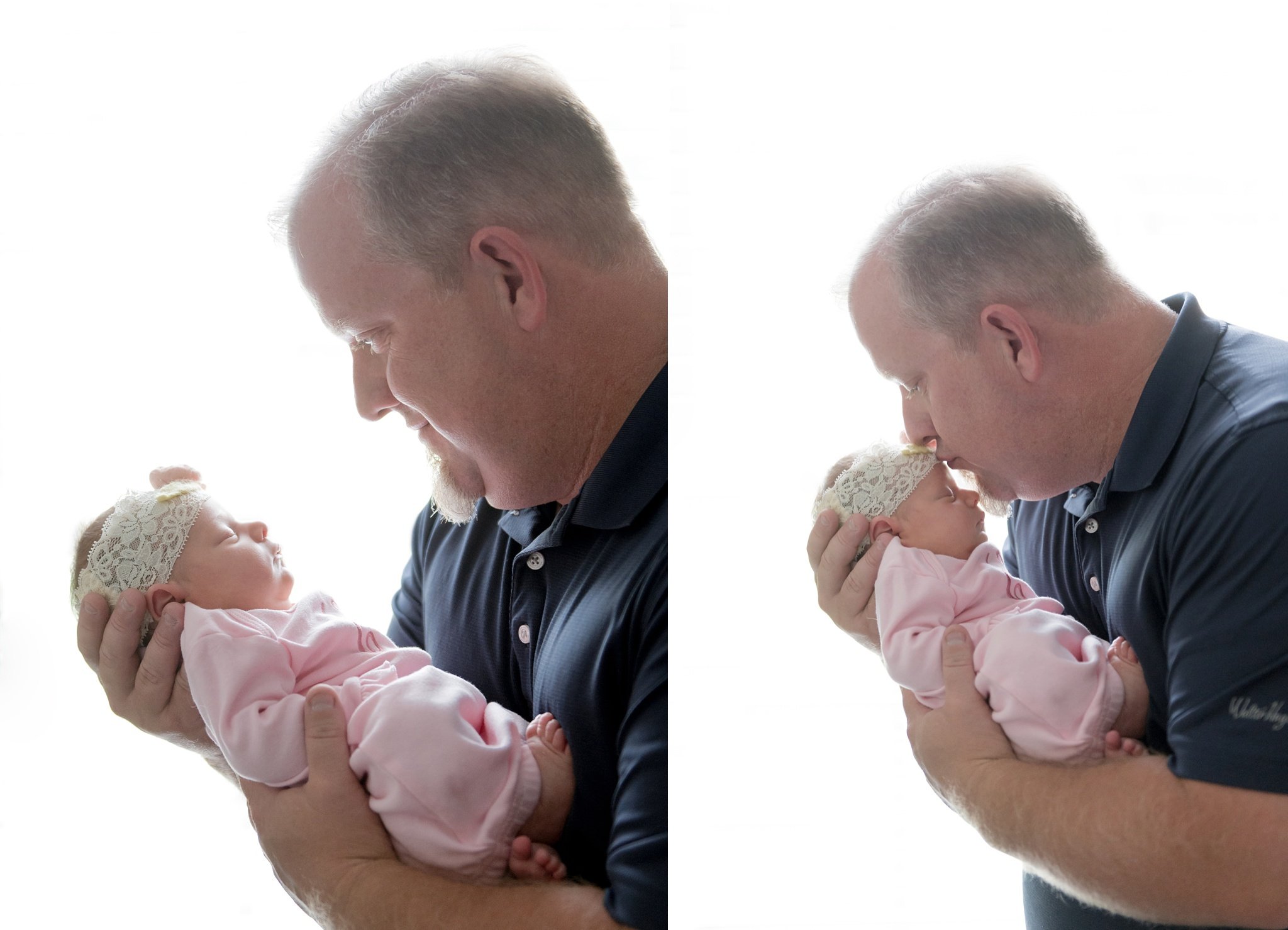 newborn and dad newborn session