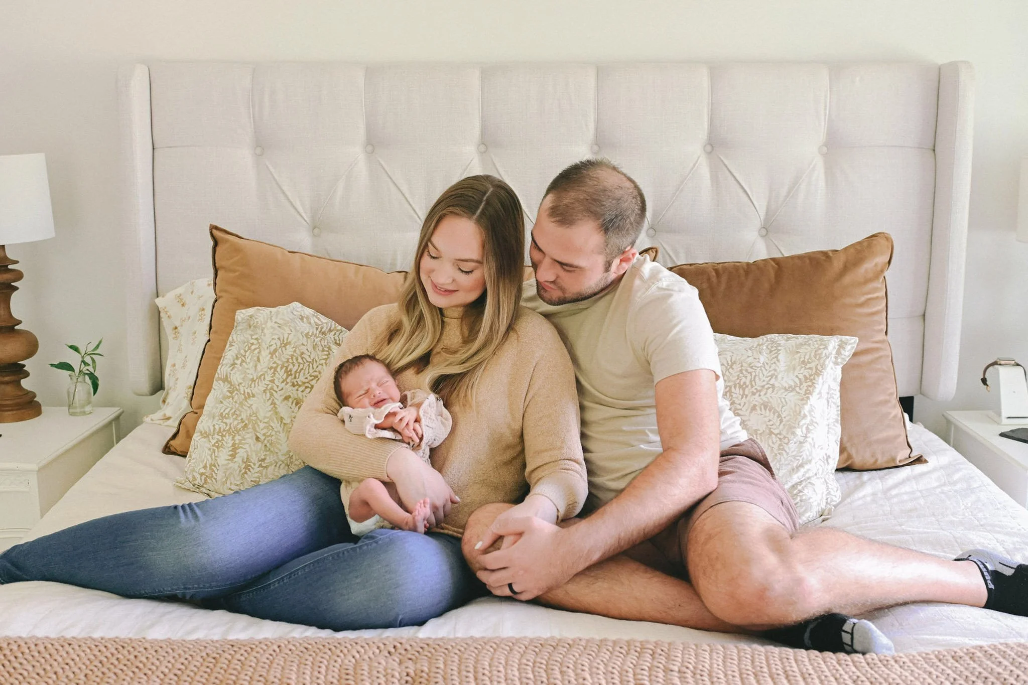 home session for tennessee newborn photos