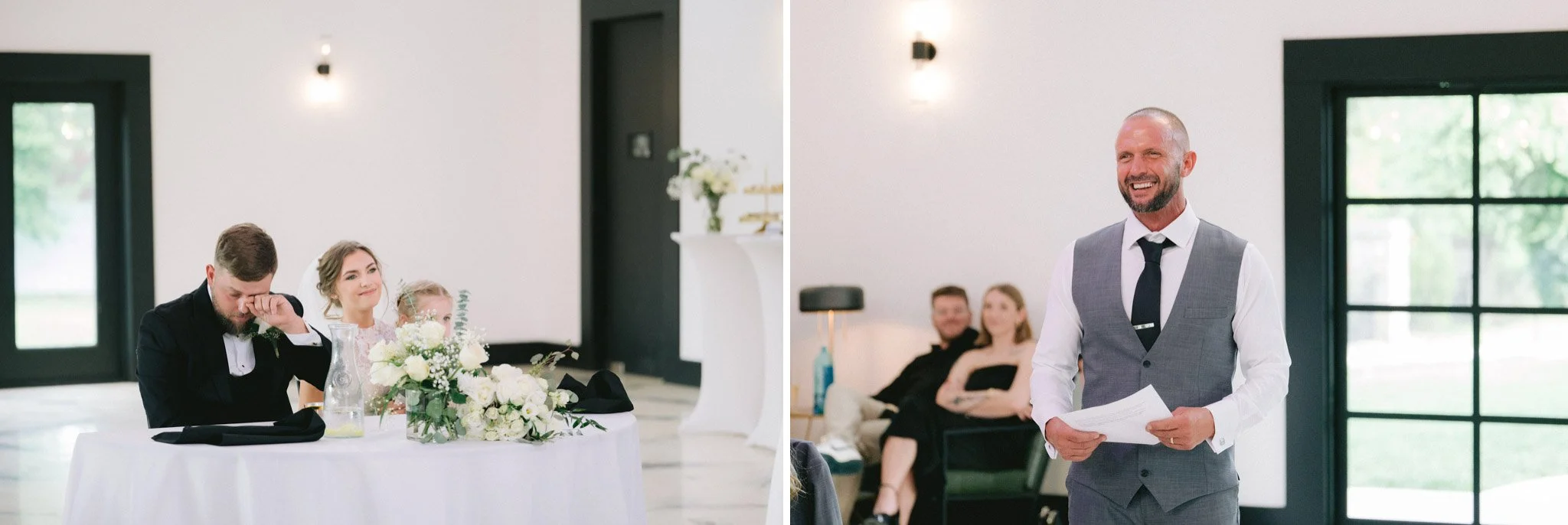 wedding speeches at Macca Villa