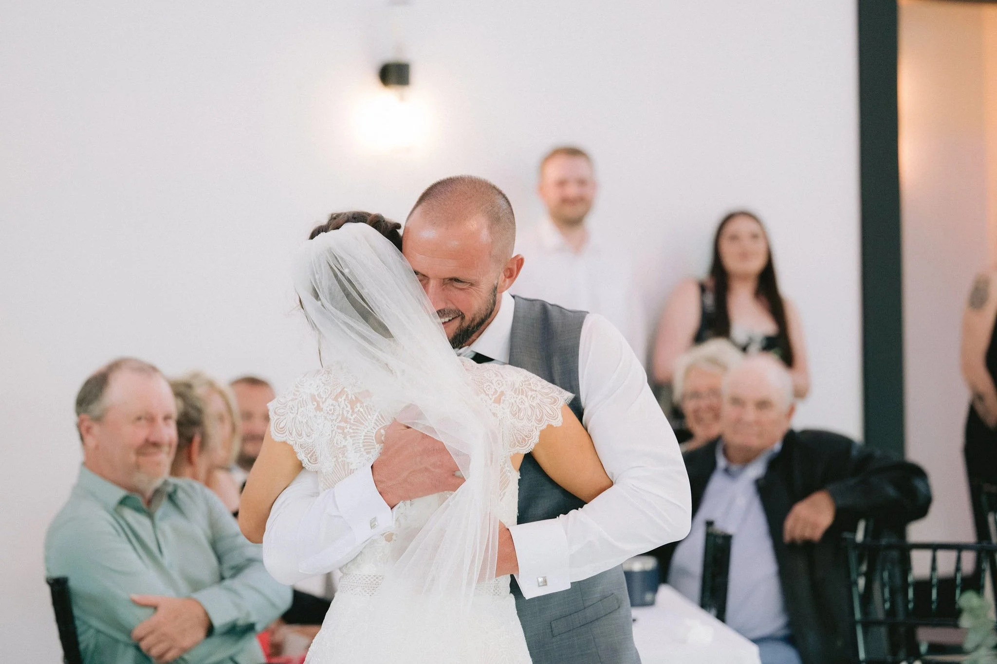 father of the bride at Macca Villa wedding reception