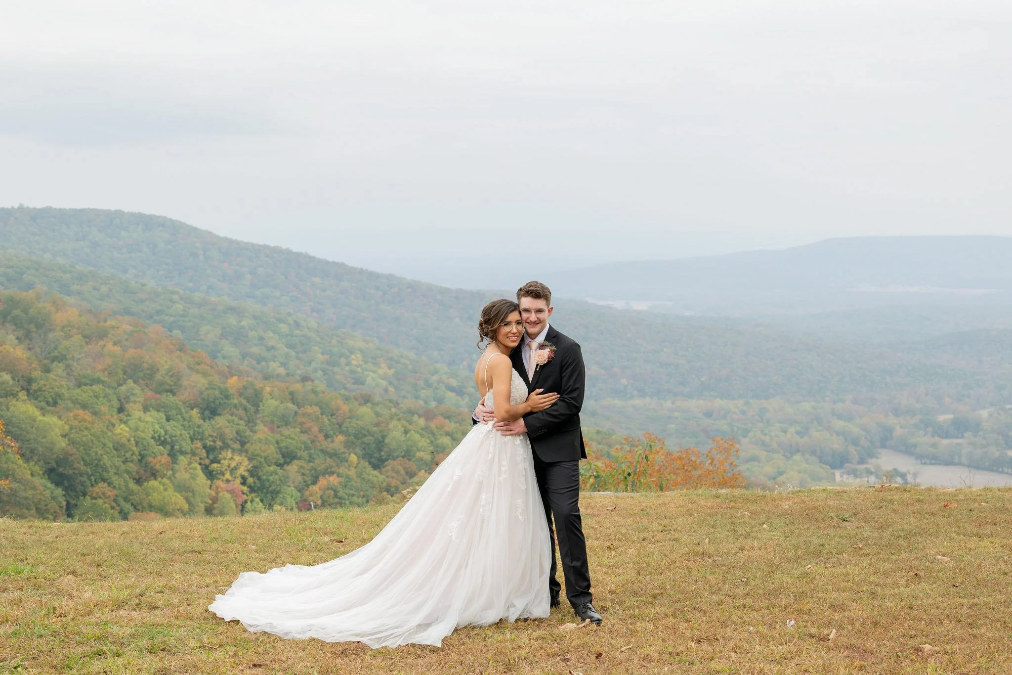 The Glass House wedding portraits